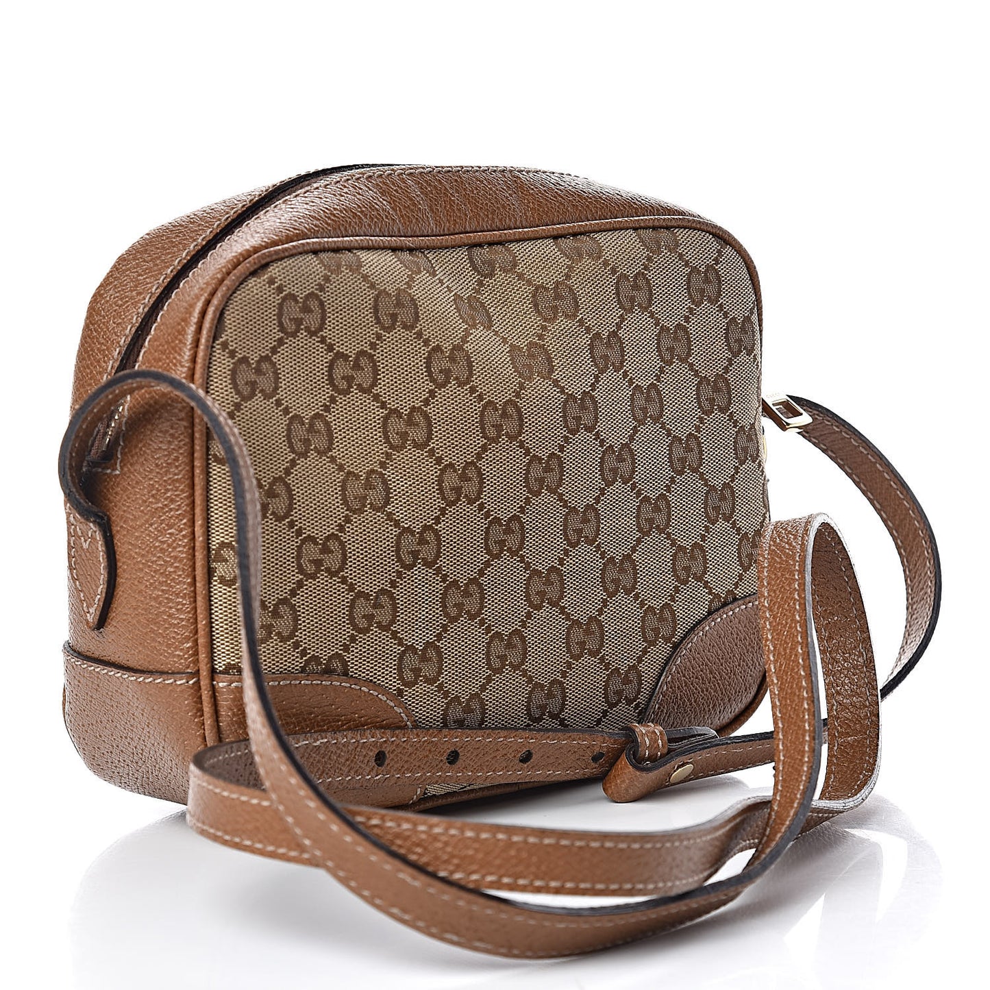Monogram Mini Bree Messenger Bag Beige Tabacco