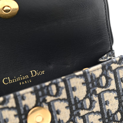 Christian Dior Oblique Saddle Belt Bag Blue 10 of 10