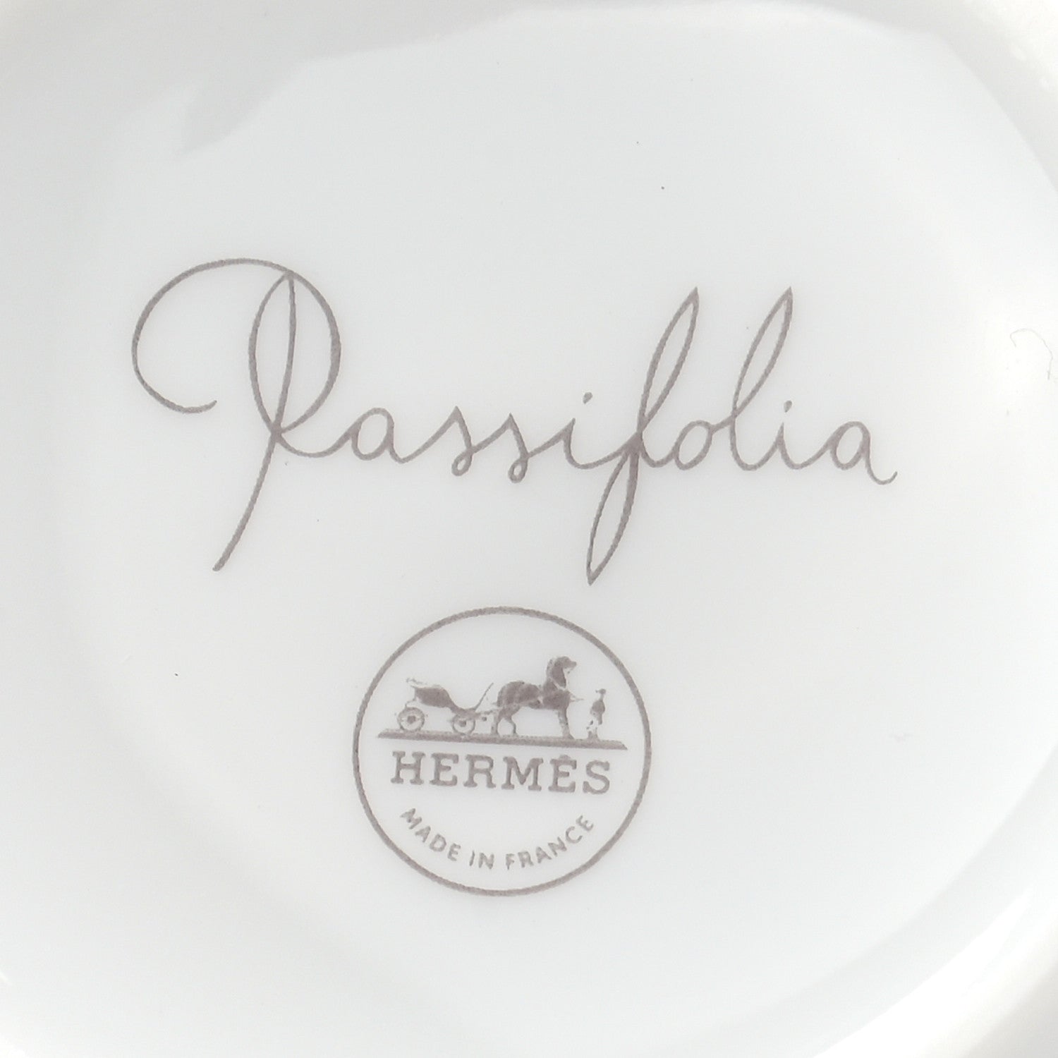 Hermes Porcelain Passifolia Tea Cup And Saucer Set Of 2 6 of 10