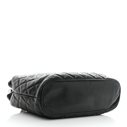 Chanel Lambskin Quilted Large Camera Case Black 3 of 11