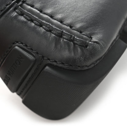 Louis Vuitton Calfskin Mens Monte Carlo Shoe Moccasin Loafers 11 Black 9 of 10