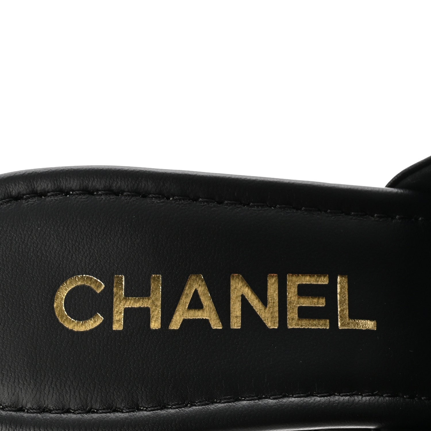 Chanel Lambskin Quilted CC Platform Mules 40 Black 8 of 10