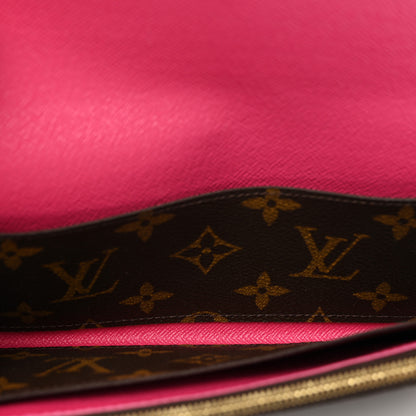 Louis Vuitton Monogram Bloom Flower Emilie Wallet 5 of 6
