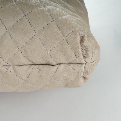 Chanel Caviar Quilted Large Elastic Tote Gray 11 of 11
