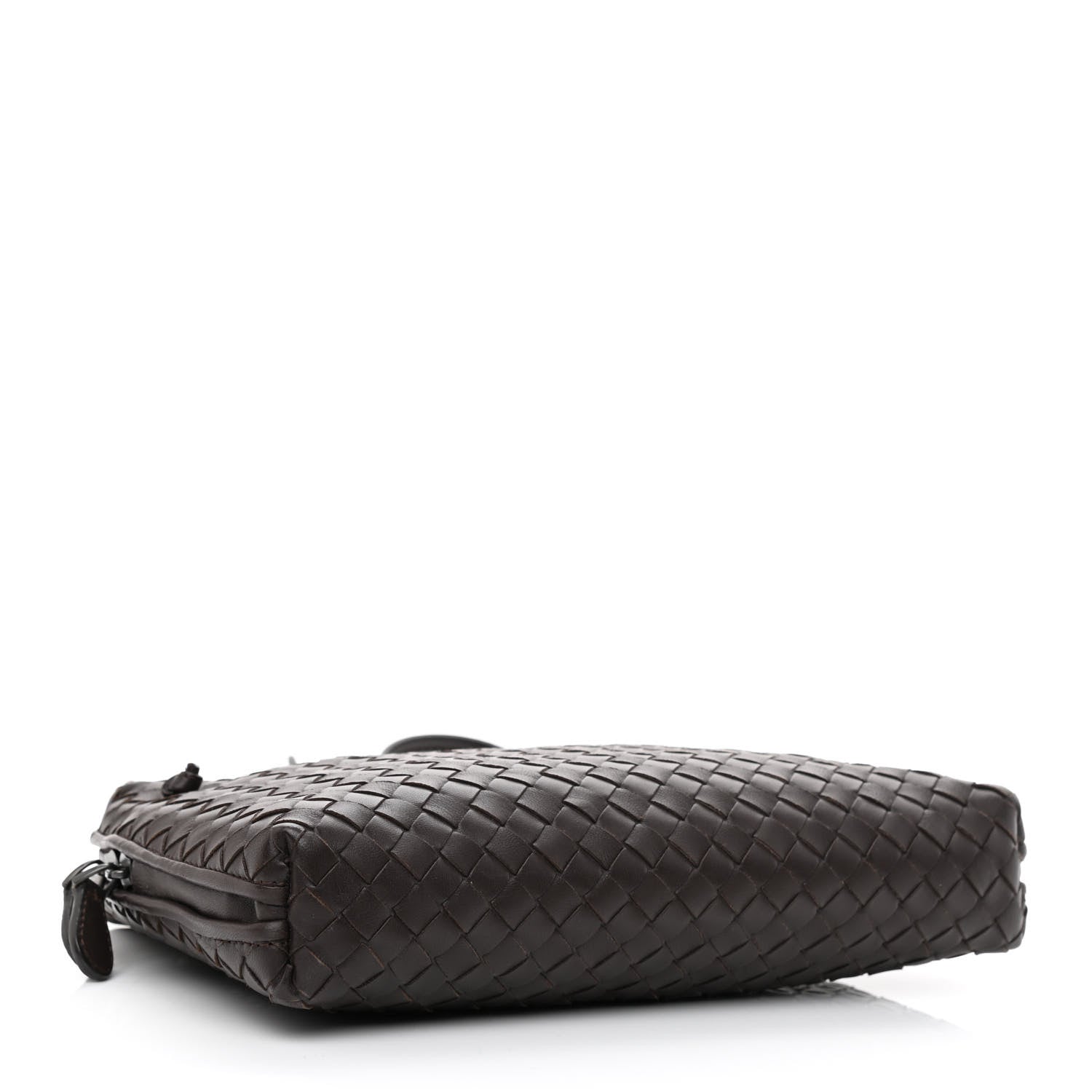 Bottega Veneta Nappa Intrecciato Nodini Crossbody Messenger Ebano 8 of 24