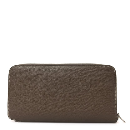 Hermes Epsom Silk'in Wallet Etoupe 1 of 6