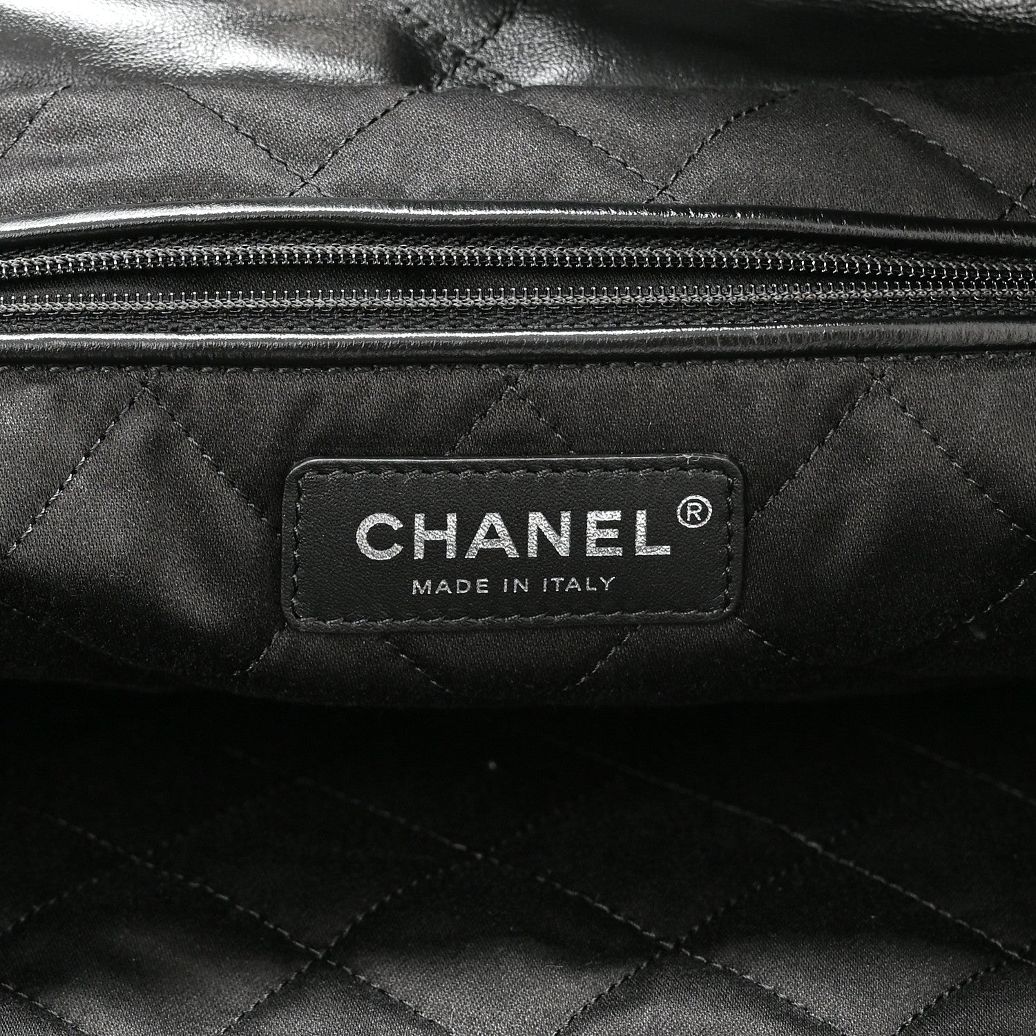 Chanel Shiny Calfskin Quilted Chanel 22 So Black 7 of 11