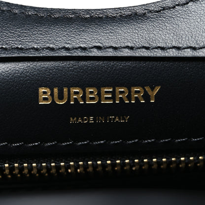 Burberry Calfskin Nylon Tartan Mini Pocket Bag Bright Red 6 of 11