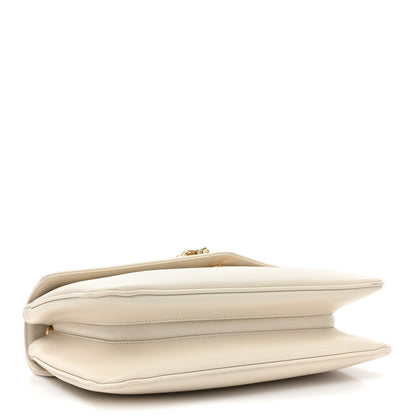 Gucci Vitello Palmellato Lux Crystal Medium Rajah Shoulder Bag Mystic White Multicolor 4 of 14