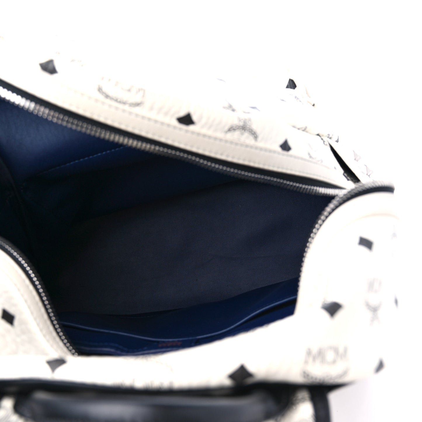 Visetos Medium Side Studs Stark Backpack White