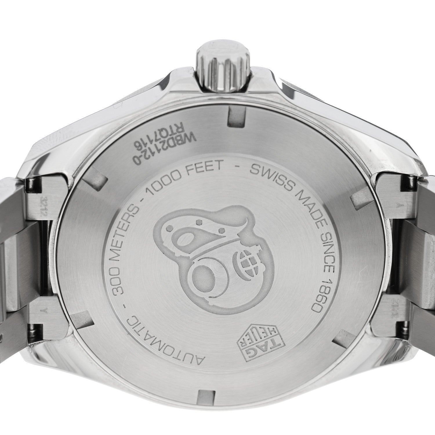 Tag Heuer Stainless Steel 41mm Aquaracer 300M Automatic Watch Blue WBD2112-0 4 of 5