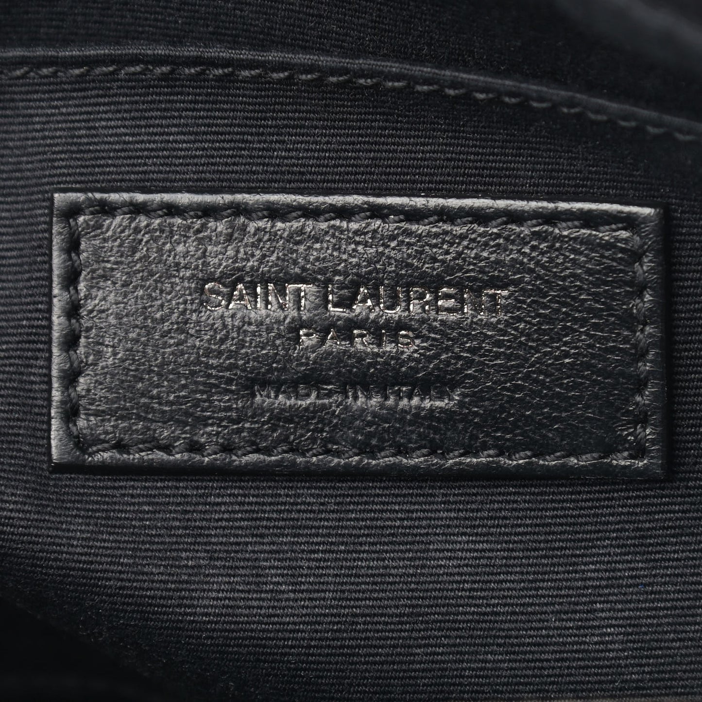 Calfskin Matelasse Monogram Lou Camera Bag Black