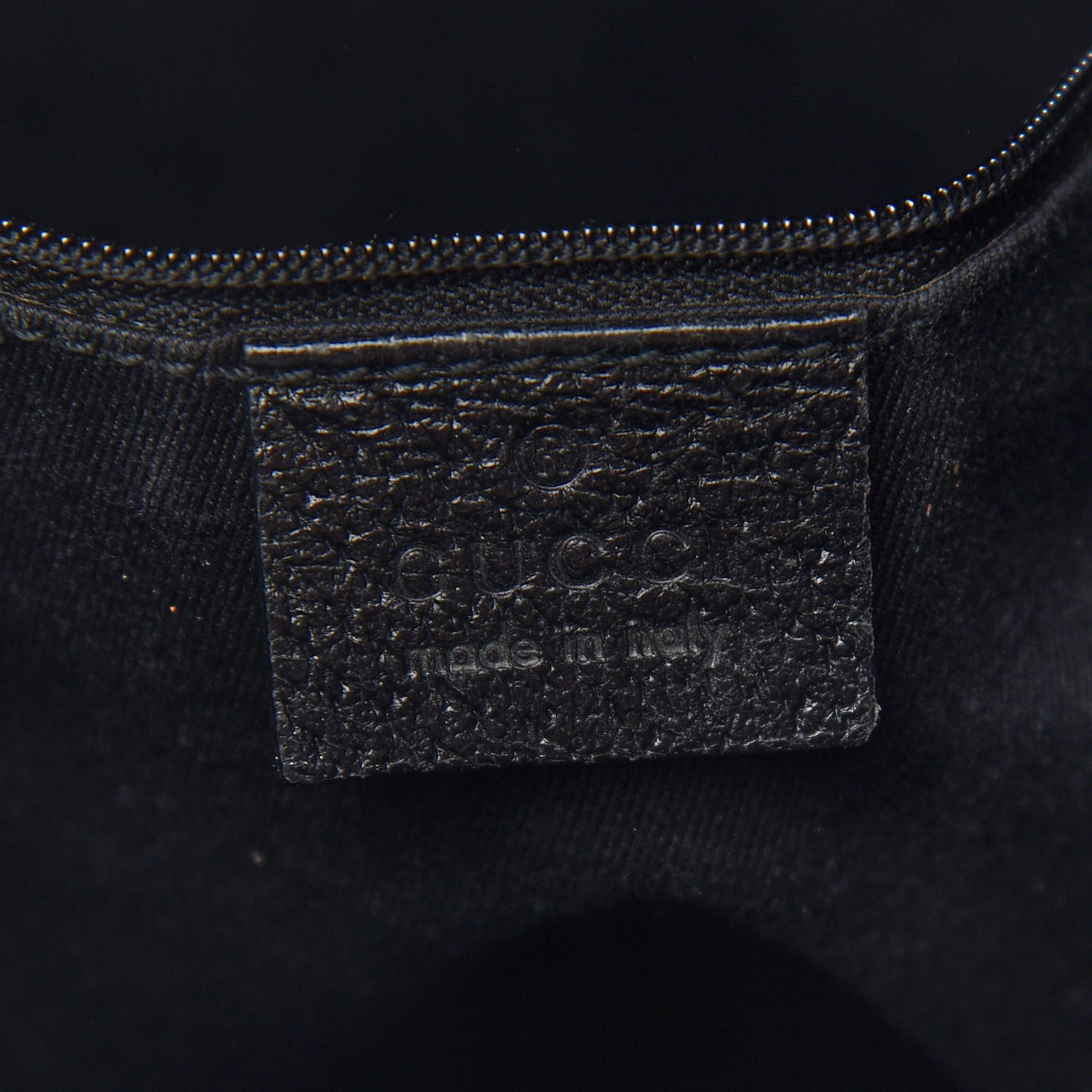 Monogram Drawstring Hobo Black