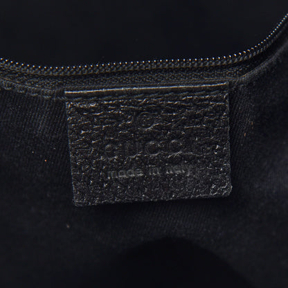Gucci Monogram Drawstring Hobo Black 5 of 10