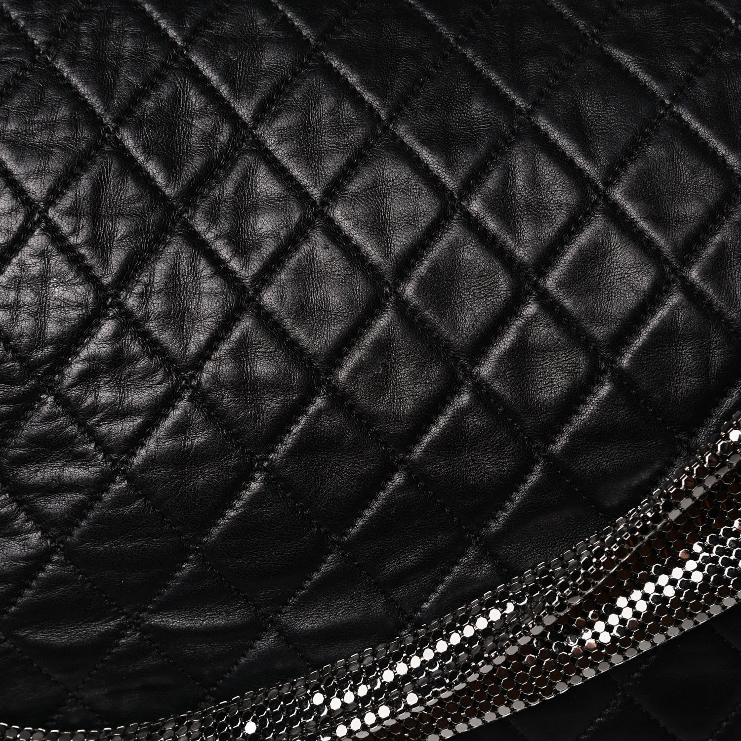 Chanel Lambskin Large Chain Mail Hobo Black 18 of 20