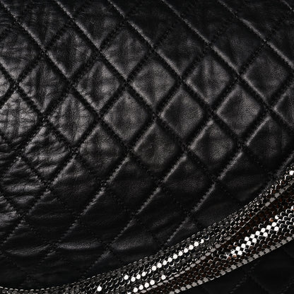 Chanel Lambskin Large Chain Mail Hobo Black 18 of 20