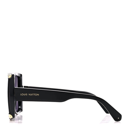 Louis Vuitton Acetate Nylon In The Mood For Love Sunglasses Z1294W Black 4 of 9