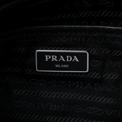 Prada Nylon Tessuto Saffiano Zipper Backpack Black 5 of 7