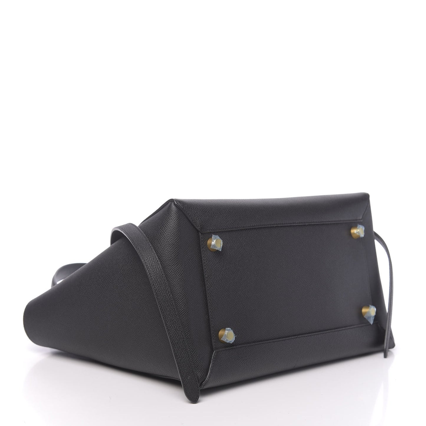 Grained Calfskin Small Belt Bag Black