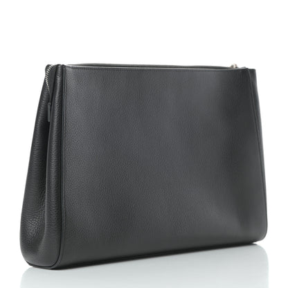 Chanel Grained Calfskin Large Neo Executive Cosmetic Case Black 3 of 7