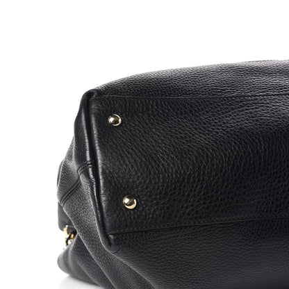 Gucci Cellarius Calfskin Medium Soho Working Tote Black 6 of 10