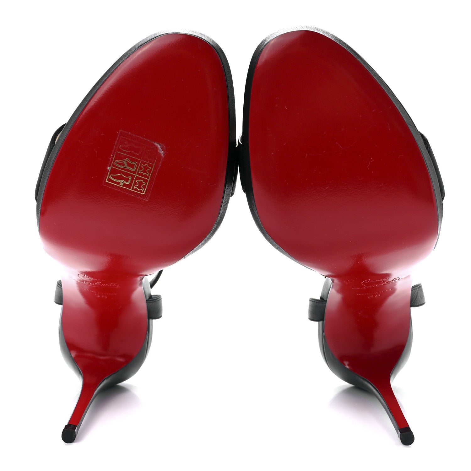Christian Louboutin Nappa Loubi Queen 120 Pumps 38 Black 5 of 8