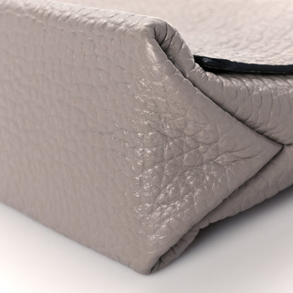 Burberry Signature Grain Medium Mildenhall Crossbody Bag Pale Grey 7 of 11