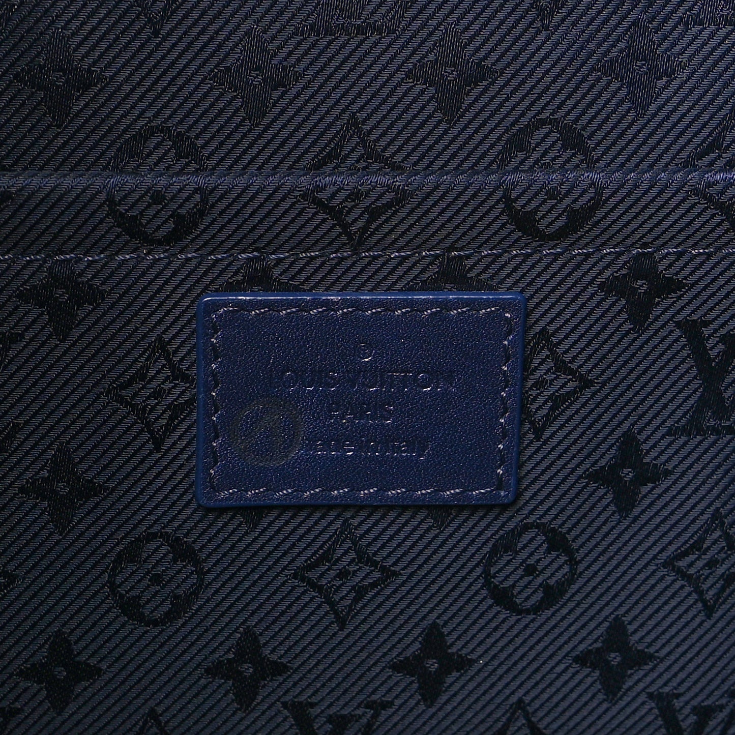 Calfskin Quilted Monogram Altair Clutch Marine