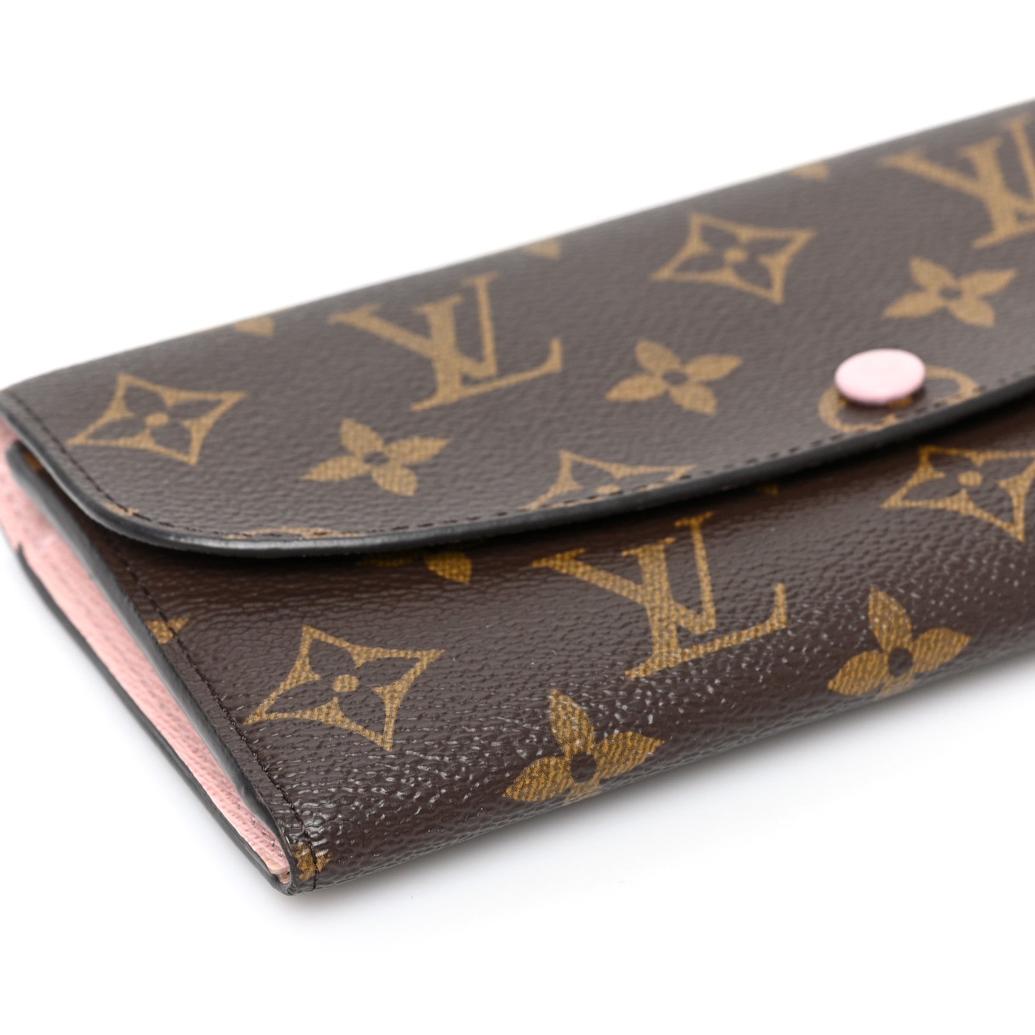 Louis Vuitton Monogram Emilie Wallet Rose Ballerine 7 of 8