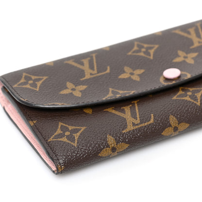 Louis Vuitton Monogram Emilie Wallet Rose Ballerine 7 of 8
