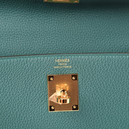 Hermes Togo Kelly Retourne 28 Malachite 5 of 10
