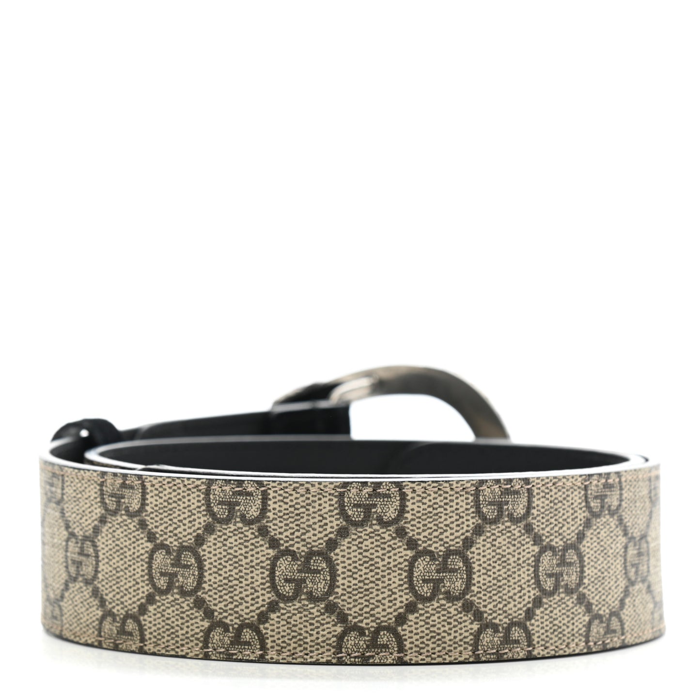 GG Supreme Monogram Suede Dionysus 40mm Belt 70 28 Beige Black