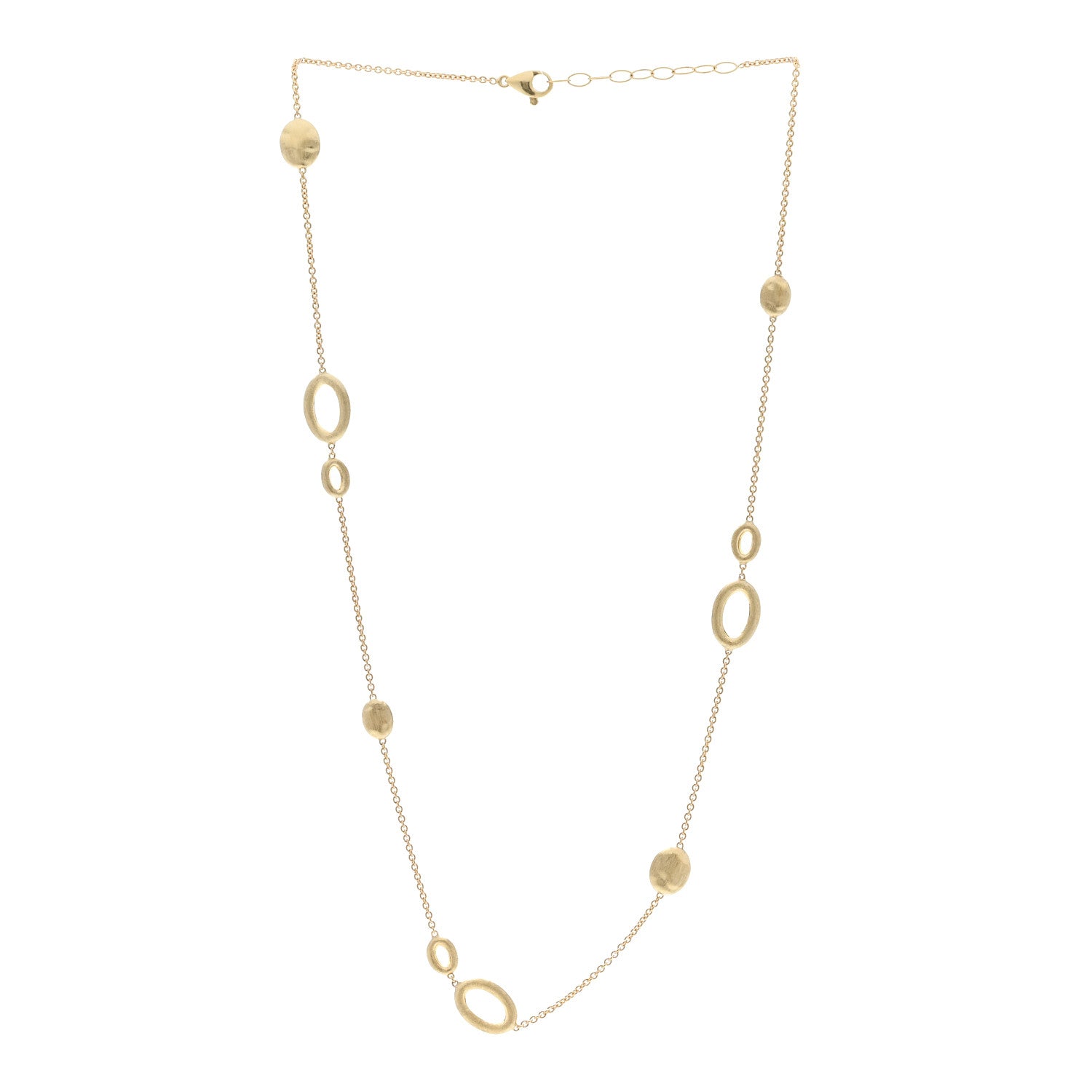 Marco Bicego 18K Yellow Gold Station Necklace 3 of 4
