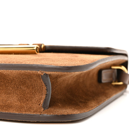 Tom Ford Suede Mini T Clasp Tara Crossbody Bag Tobacco 9 of 9