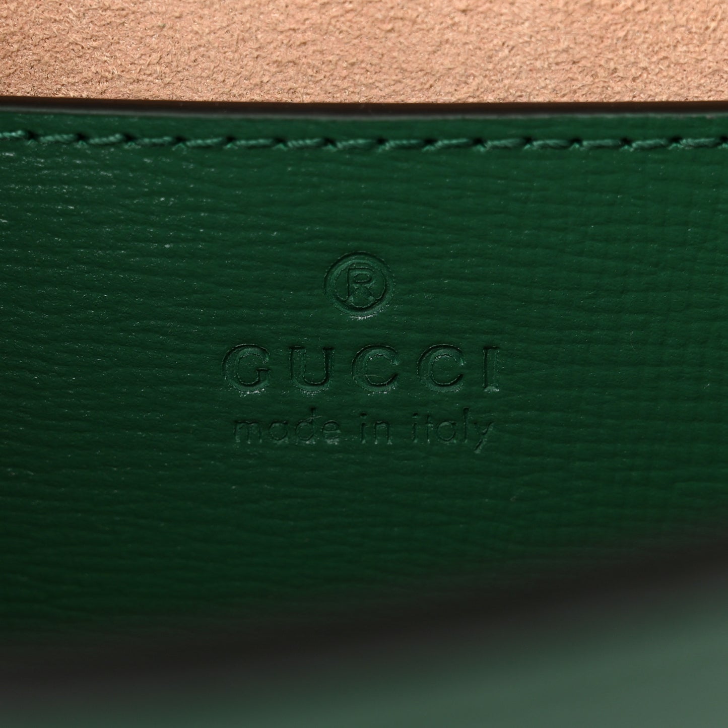 Azalea Calfskin Web Monochrome Mini Horsebit 1955 Chain Shoulder Bag Emerald