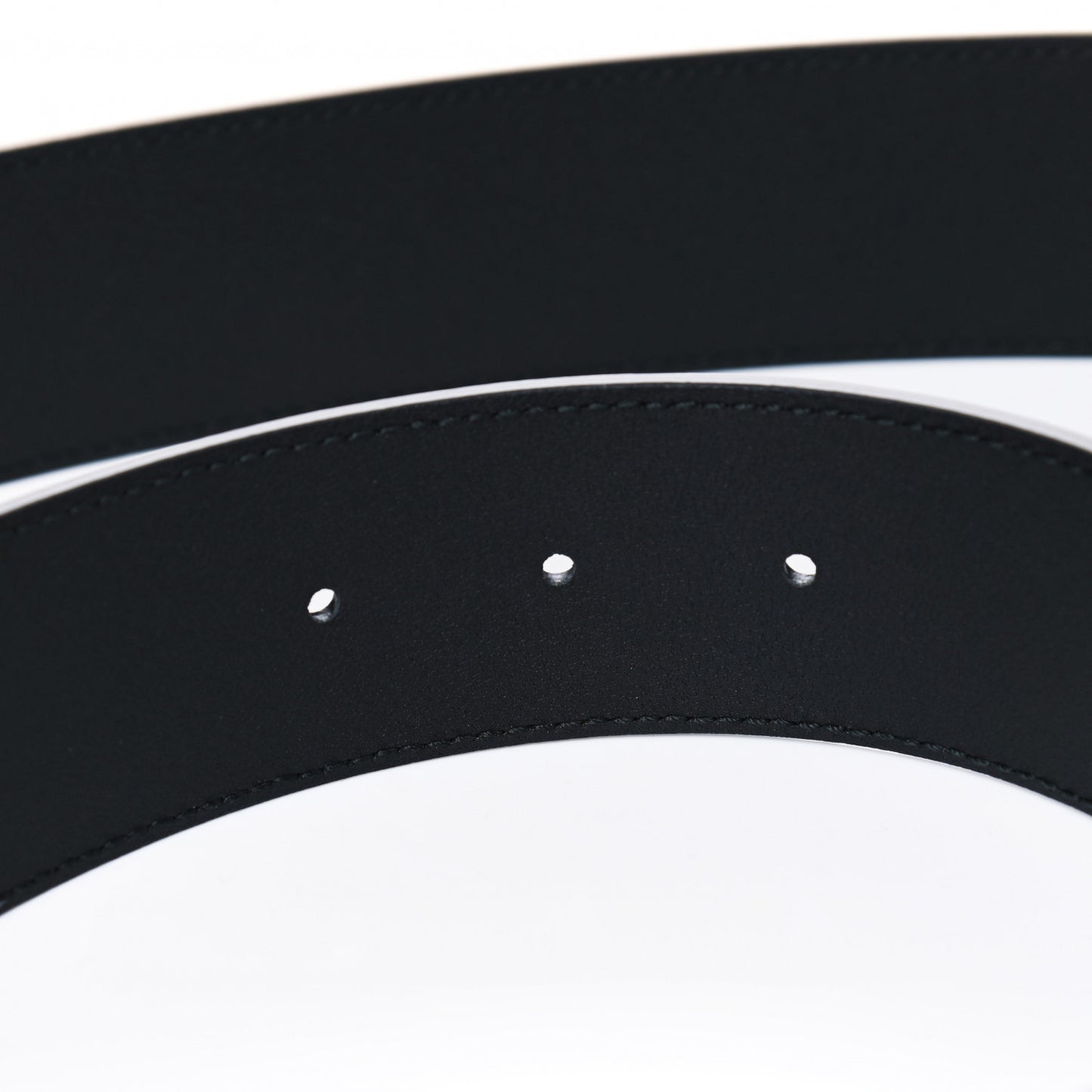 Calfskin Ceramic Glass Double G 40mm Belt 100 40 Black Multicolor