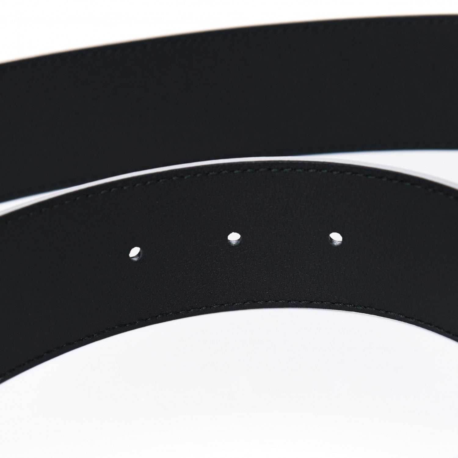 Gucci Calfskin Ceramic Glass Double G 40mm Belt 100 40 Black Multicolor 3 of 5