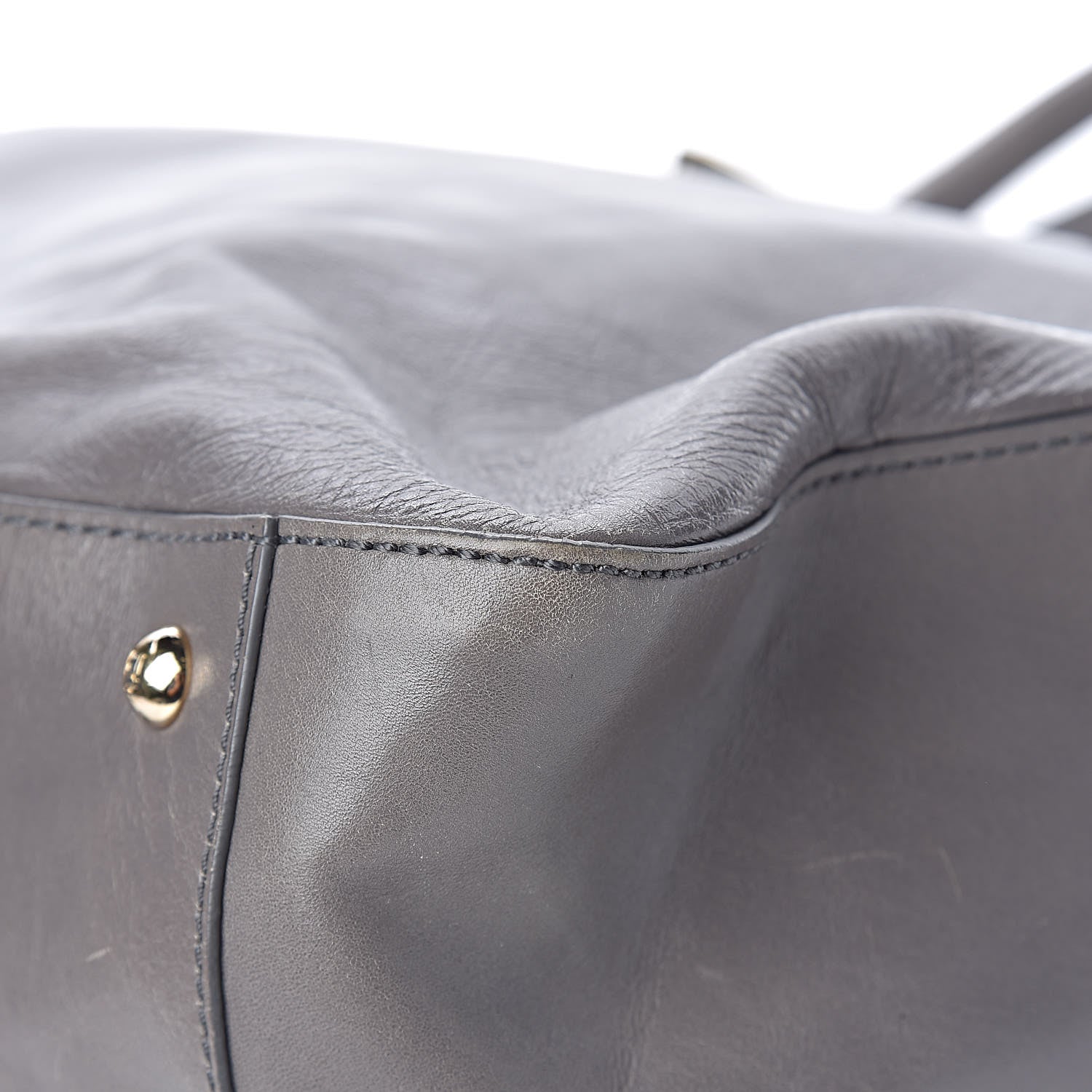 Fendi Vitello Acqua Large Twins Tote Grigio Scuro 11 of 16