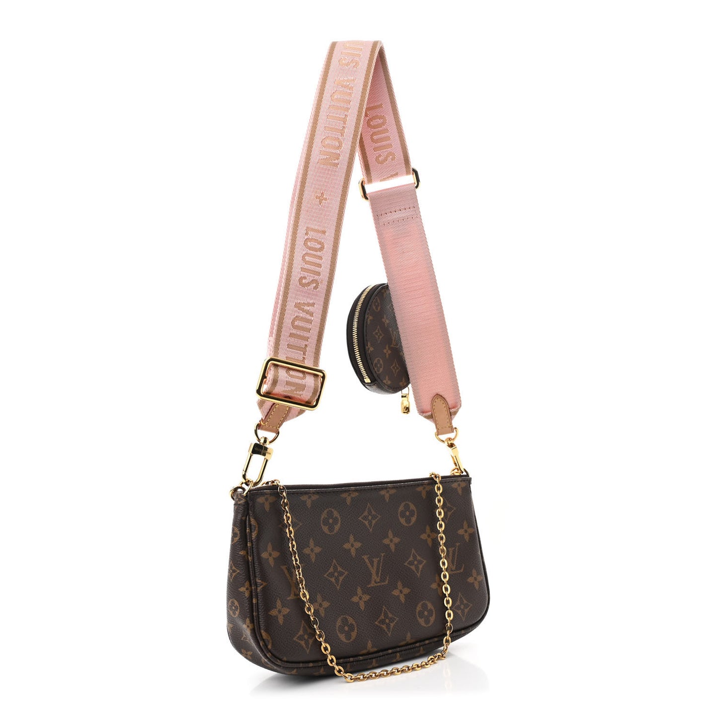 Monogram Multi Pochette Accessories Rose Clair