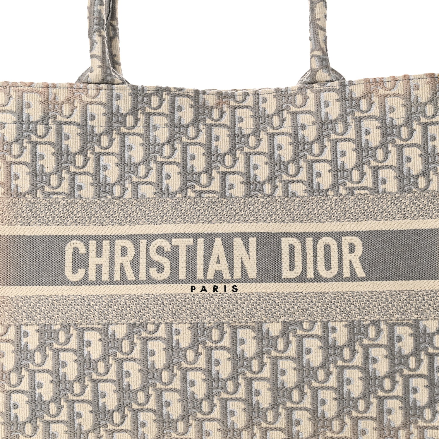 Christian Dior Oblique Medium Book Tote Grey 7 of 10