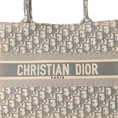 Christian Dior Oblique Medium Book Tote Grey 7 of 10