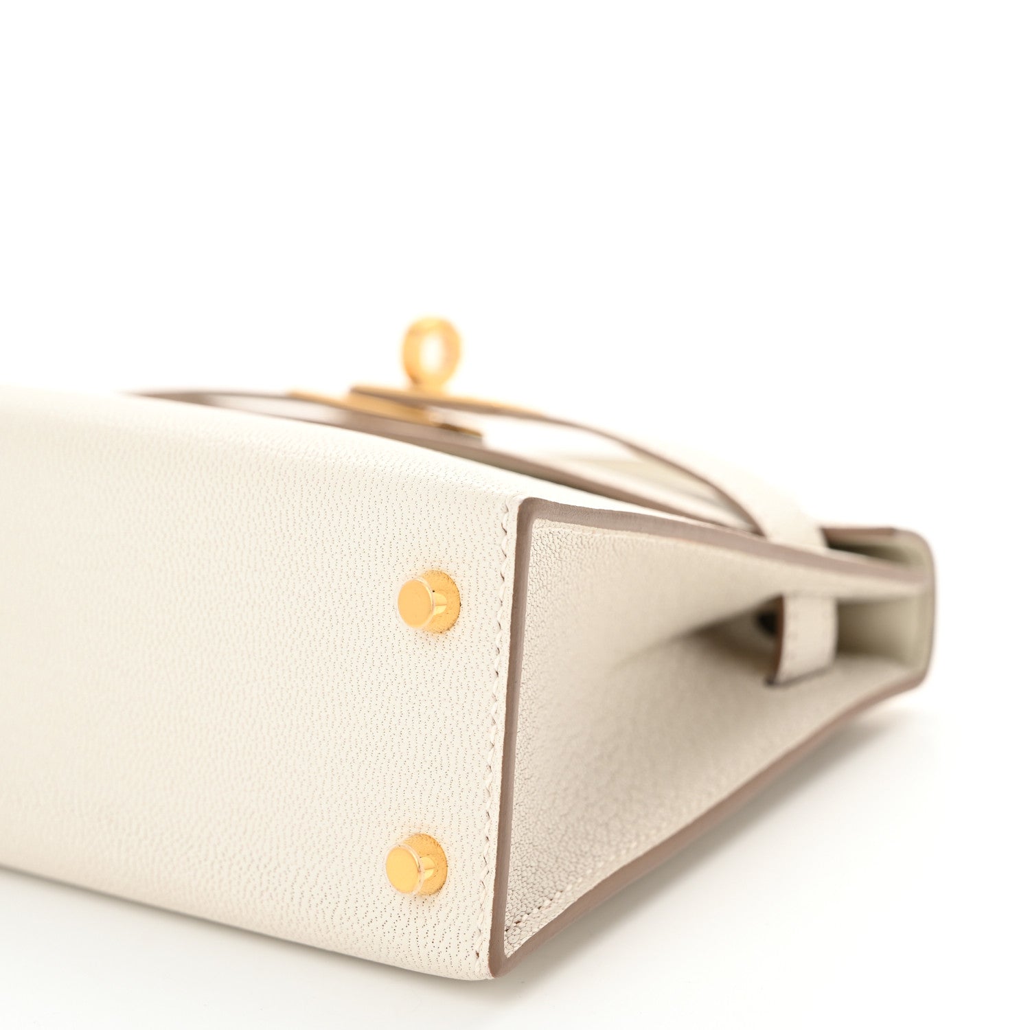 Hermes Chevre Mysore Mini Kelly Sellier 20 Mushroom 10 of 11