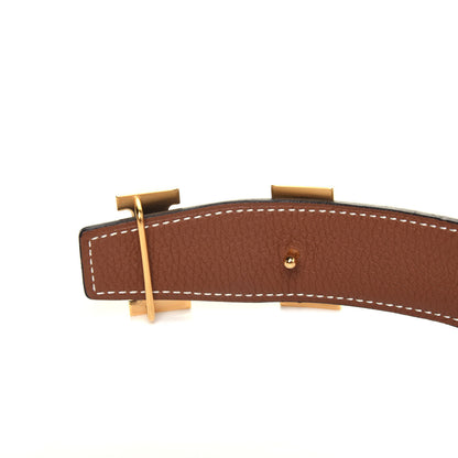 Hermes Box Togo 32mm H Belt 90 Black Gold 5 of 6