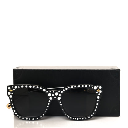 Louis Vuitton LV X YK Acetate Painted Dots Sunglasses Z1902W Black White 7 of 7