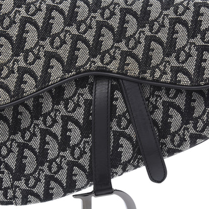 Christian Dior Monogram Saddle Bag Black 10 of 10