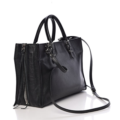 Balenciaga Veau Papier A6 Zip Around Tote Black 3 of 11