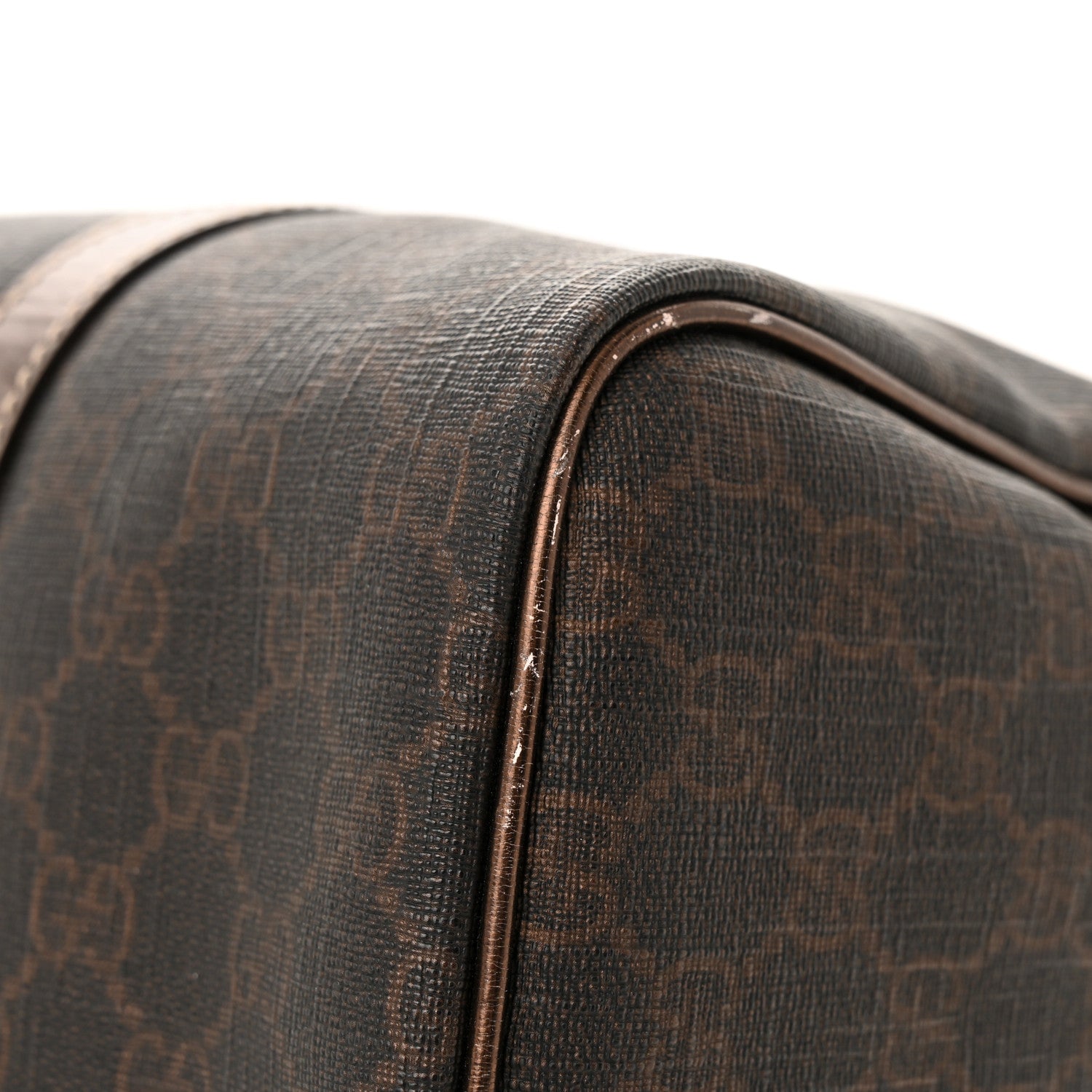 Gucci GG Supreme Monogram Medium Joy Boston Dark Brown Bronze 11 of 27