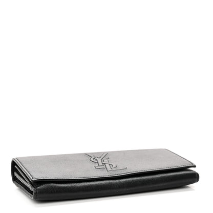 Saint Laurent Chevre Belle De Jour Flap Wallet Black 4 of 13