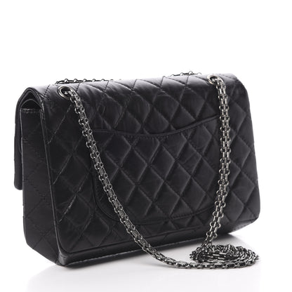 Chanel Aged Calfskin Quilted 2.55 Reissue 226 Flap Black 3 of 12