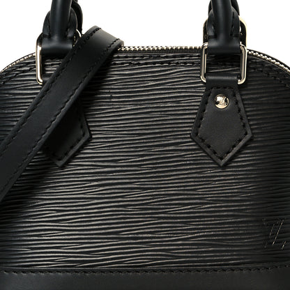 Louis Vuitton Epi Alma Nano Black 7 of 9
